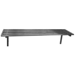 ETAGERE MURALE BARREAUDEE INOX