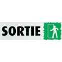 PLAQUE PVC ALU ADHÉSIVE 170x50 MM "Sortie"