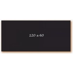 TABLEAU NOIR PVC expansé 1200x600 mm recto/verso