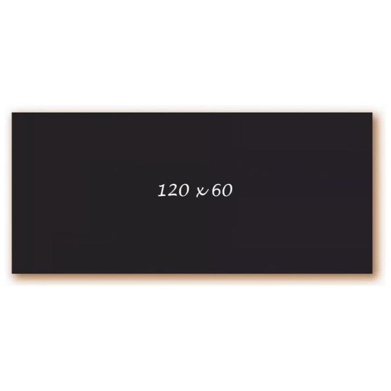 TABLEAU NOIR PVC expansé 1200x600 mm recto/verso