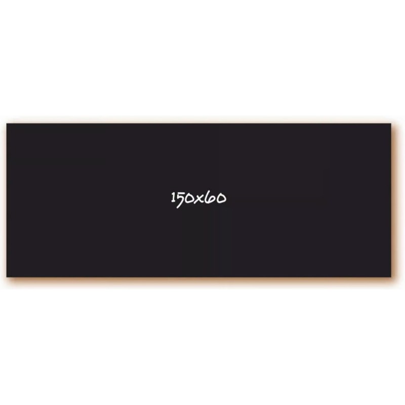 TABLEAU NOIR PVC expansé 1500x600 mm recto/verso
