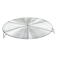GRILLE RONDE INOX SUR PIEDS