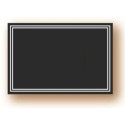 ARDOISINE noire 120x80 mm, recto/verso, sans attachement (lot de 10)