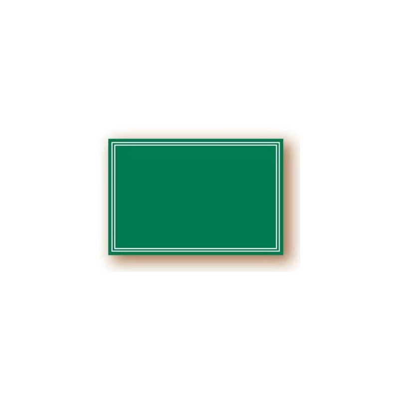 ARDOISINE verte 120x80 mm, recto/verso, sans attachement (lot de 10)