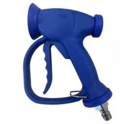 PISTOLET ANTI CHOC BLEU - MODELE PLASTIQUE AVEC EMBOUT NITO