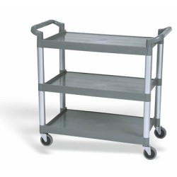 CHARIOT DE SERVICE POLYPROPYLENE 3 NIVEAUX