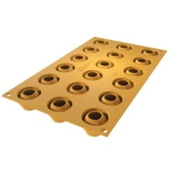 PLAQUE SILICONE 300X175 - 18 tomates cerises Ø 31xht25 mm - 14ml