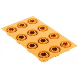 PLAQUE SILICONE 300X175 - 12 tomates Ø 43xht28 mm - 24ml