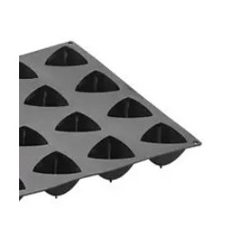 PLAQUE SILICONE 600X400 - 24 triangles bombés 75x72xht58 mm - 96ml