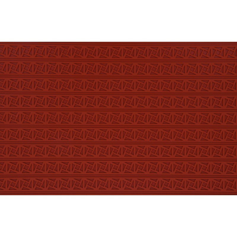 PLAQUE RELIEF SILICONE 560X390 - Motif triangles 30 mm