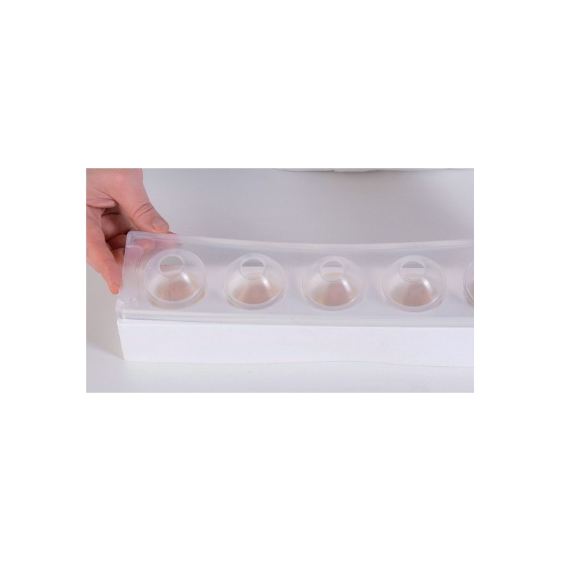 MOULE 3D SILICONE - 5 oeufs Ø 50xht73 mm - 100ml