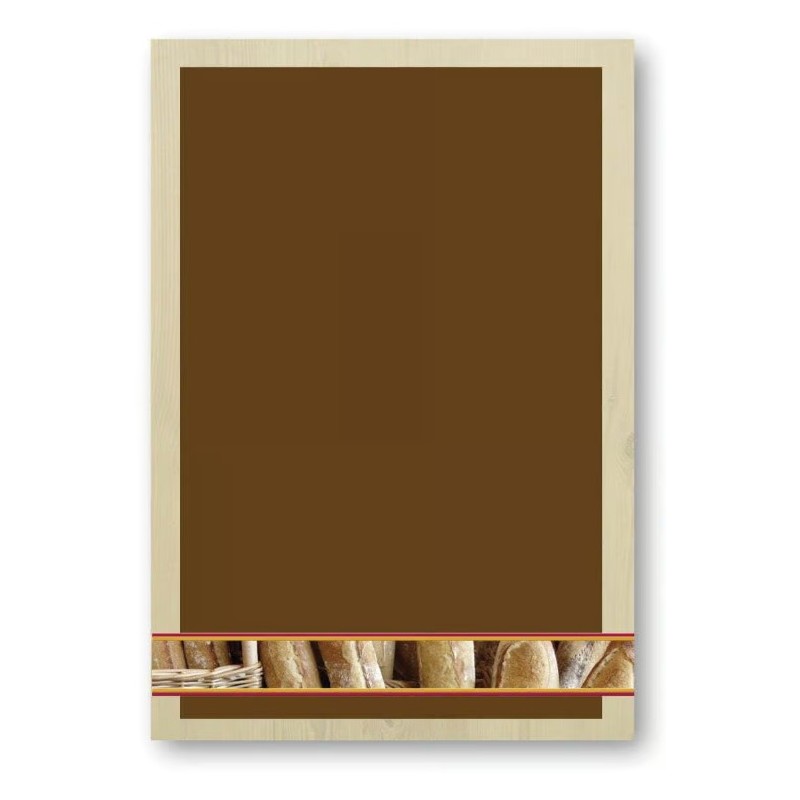 PANNEAU Le Fournil ardoisé marron 400x600 mm + fil nylon