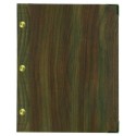 CARTE DES VINS 185x235 mm Authentic faux bois foncé sans marquage