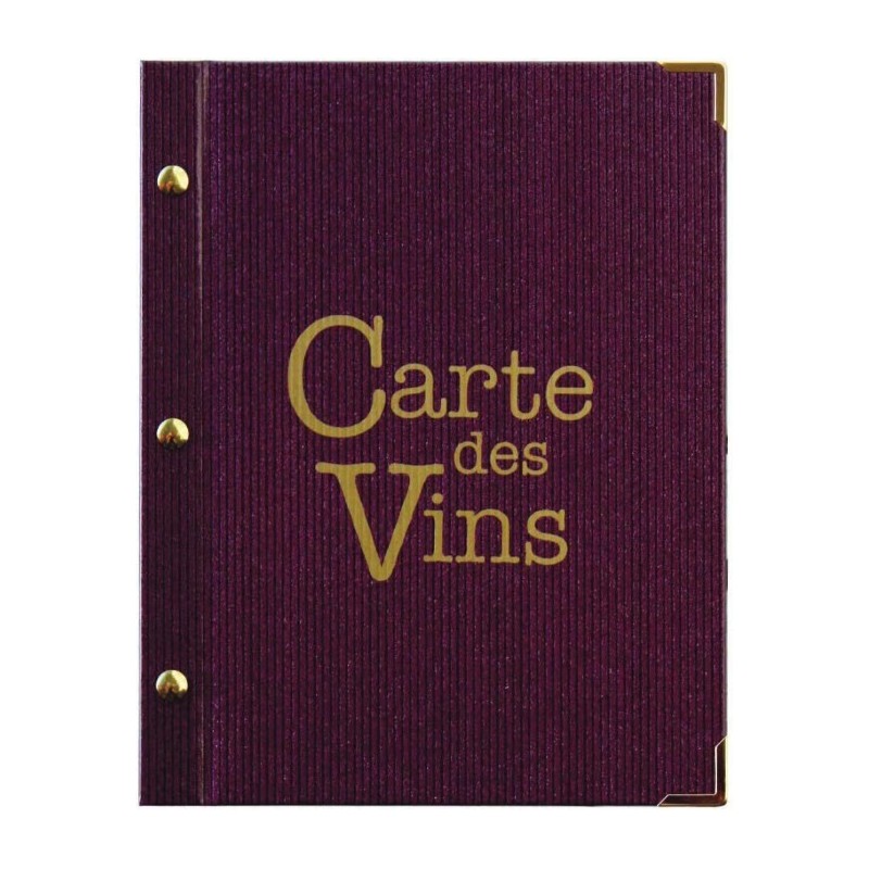 PROTÈGE-MENU 240x315 mm Linéa gris foncé sans marquage