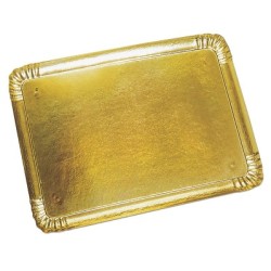 PLATEAU TRAITEUR CARTON - 280x190 mm - OR (x25)