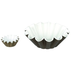 MOULE CARTON BRIOCHE COROLLE - Ø  75 x ht 30 mm - 6 cl (x 160)
