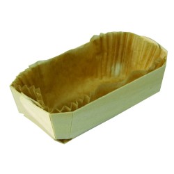 MOULE BOIS MINI CAKE - 120x60 ht 40 mm - 150 grs (x50)