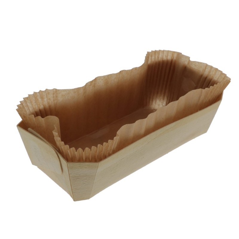 MOULE BOIS BRIOCHE - 250x115 ht 75 mm - 500 grs (x50)