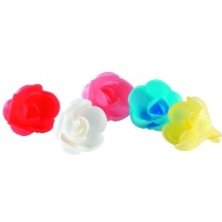 ROSE AZYME PETIT MODELE Ø 30 mm - coloris assortis (x72)