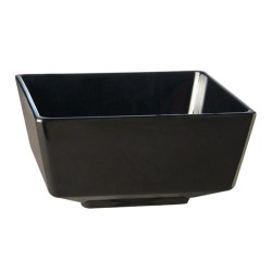 SALADIER MELAMINE CARRE ARRONDI UNICOLORE