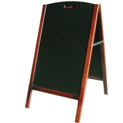 CHEVALET de trottoir Bastille bois vernis