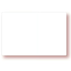 ÉTIQUETTE 150x100 mm blanche neutre, sans roulettes, sans attachement