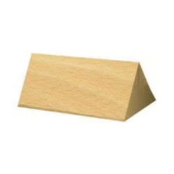 SUPPORT bois vernis triangulaire 70x40 mm (lot de 3)