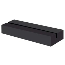 SOCLE bois noir rectangulaire 150x40x20 mm (lot de 3)