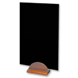 ARDOISE table 150x220 mm Smart + socle bois demi-lune 150x90x70 mm (l