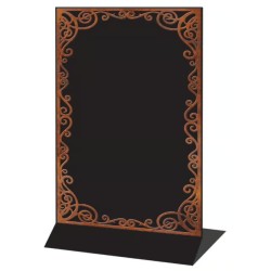 CHEVALET de table 150x220 mm Castel, R°/V°, 2 pliages (lot de 3)