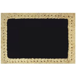PANNEAU 400x600 mm Rafia neutre + fil nylon