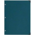 PROTÈGE-MENU 245x315 mm Shinny bleu métal, sans marquage
