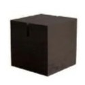 SUPPORT bois fendu cube 55x55x55 mm Wengé (lot de 3)