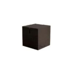 SUPPORT bois fendu cube 55x55x55 mm Wengé (lot de 3)