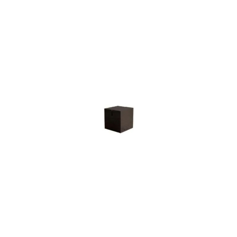 SUPPORT bois fendu cube 55x55x55 mm Wengé (lot de 3)