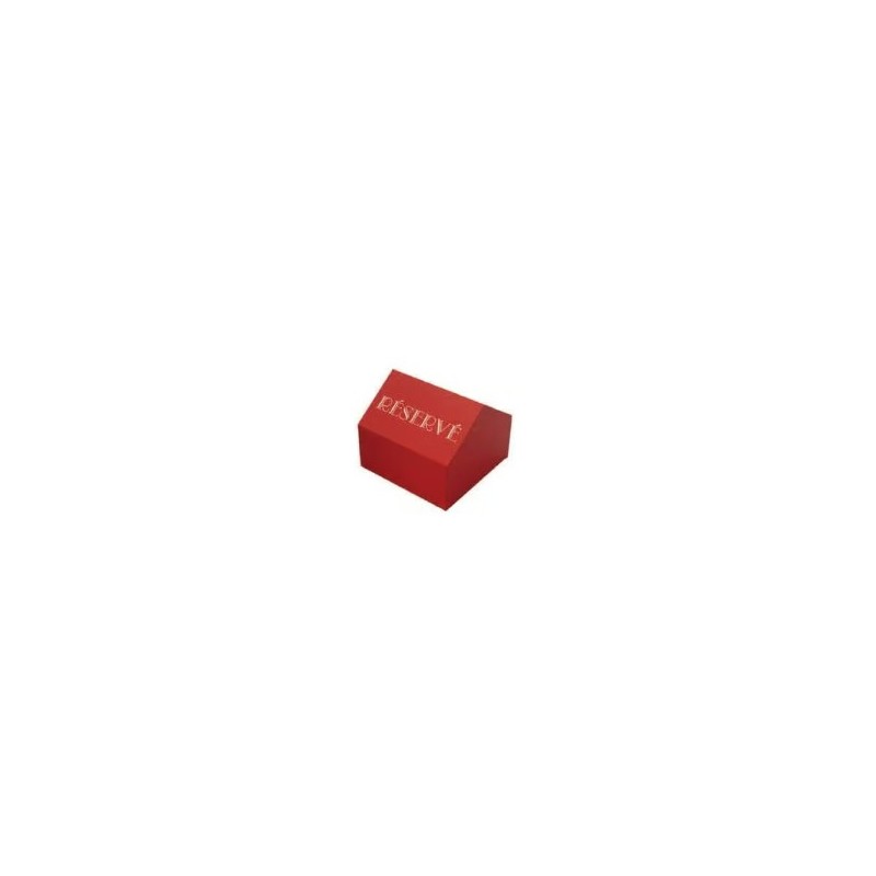 CUBES bois rouge Casa 55x55 mm Réservé (lot de 10)