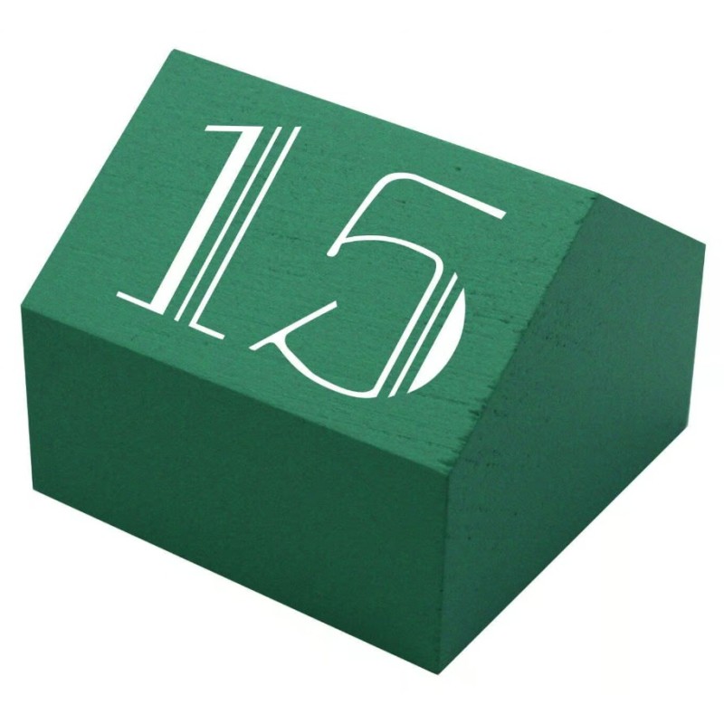 CUBES bois bleu Casa 55x55 mm n°11 à 20 (lot de 10)