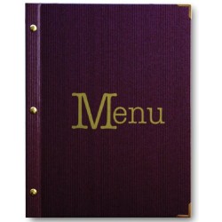 PROTÈGE-MENU 240x315 mm Linéa bordeaux