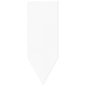 FLECHE PVC NEUTRE BLANC 80X200 mm (lot de 10)