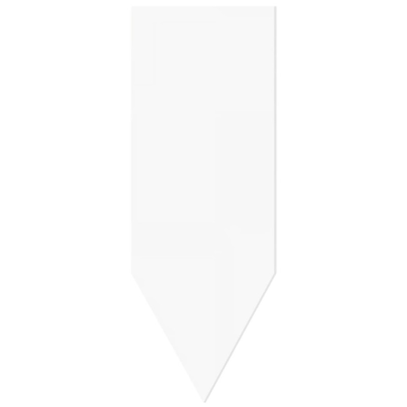 FLECHE PVC NEUTRE BLANC 80X200 mm (lot de 10)