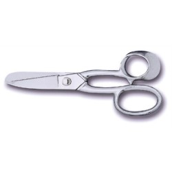 CISEAUX POISSON LAME INOX CRANTEE - POIGNEE INOX - 220