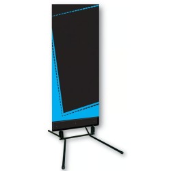 Stop-trottoir Urban bleu + pied ressort