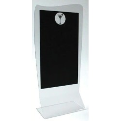CHEVALET DE TABLE 100X200 mm FUNNY VERRE COCKTAIL (lot de 3)