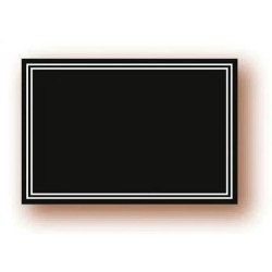 PANCARTE ARDOISINE NOIRE