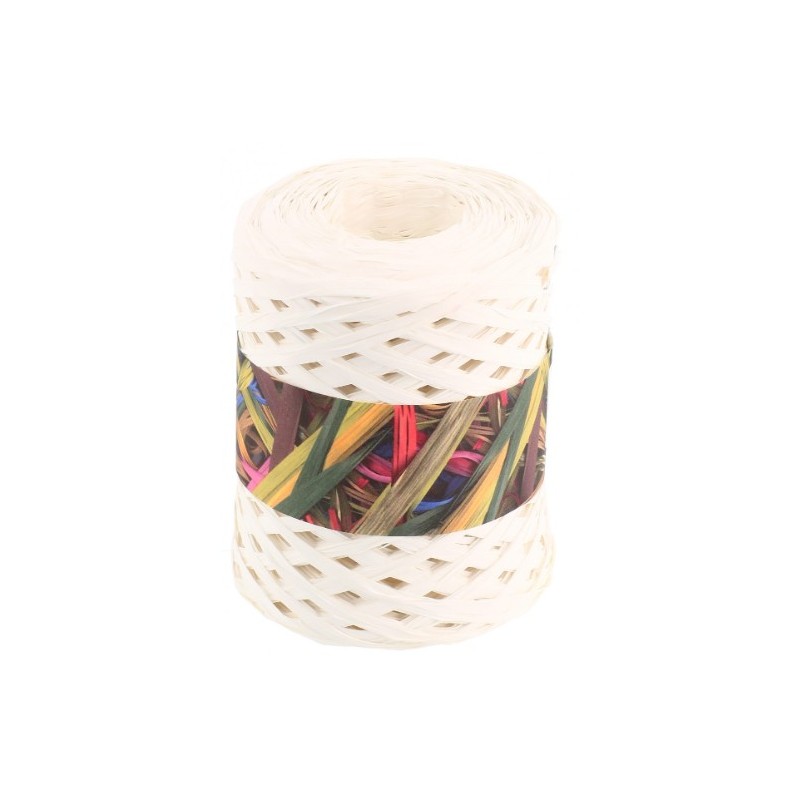 RAPHIA SYNTHETIQUE - BLANC (x200m)