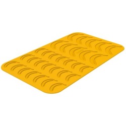 PLAQUE SILICONE 470X270 - 31 bananes (10 103x52 + 21 62x31 mm)