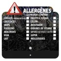 SURMONTOIR A CLIPPER Allergènes 69X68 mm (lot de 10)