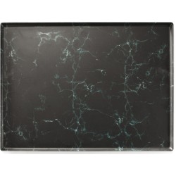 PLAT MELAMINÉ ASPECT MARBRE NOIR