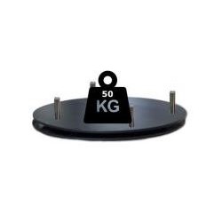 CARROUSEL - SOCLE Ø 750 noir - charge 50 kg (plat non compris)