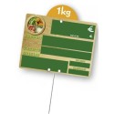 ETIQUETTE FRESH MARKET VOC 200X150 mm - disque poids en ht, pique ino